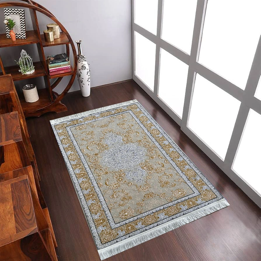 Salima Collection GoldWhite Rug