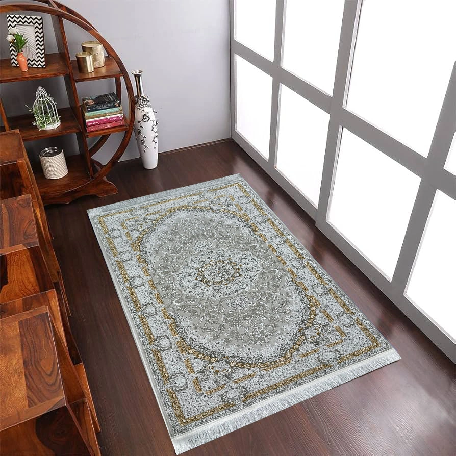 Salima Collection WhiteGrey Rug