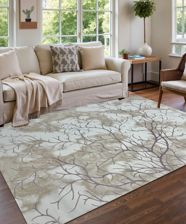 Saryon Carpet Madrid PinkWhite Rug