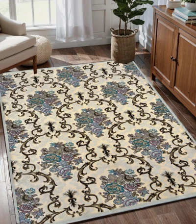 Sepas Vintage Antiques Carpets CreamDesign Rug