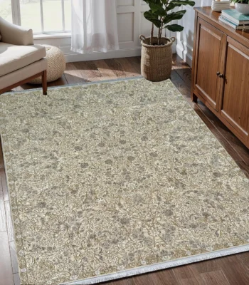 Shahzadeh BeigeCream Rug