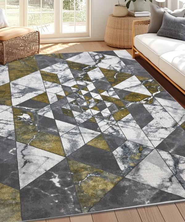 Venus GreyGoldWhite Rug
