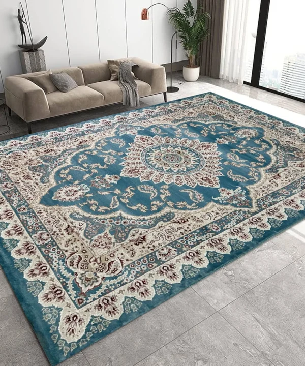 Yasin Kaplan Carpets BlueBeige Rug