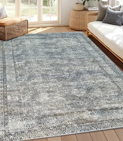 Alpine DBlueFdy CreamFdy Rug
