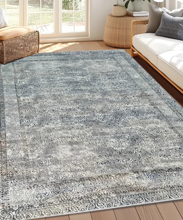 Alpine DBlueFdy CreamFdy Rug
