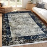 Alpine DGreyBlueCream Rug