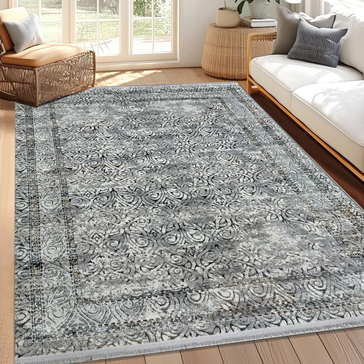 Alpine GreyRust Rug