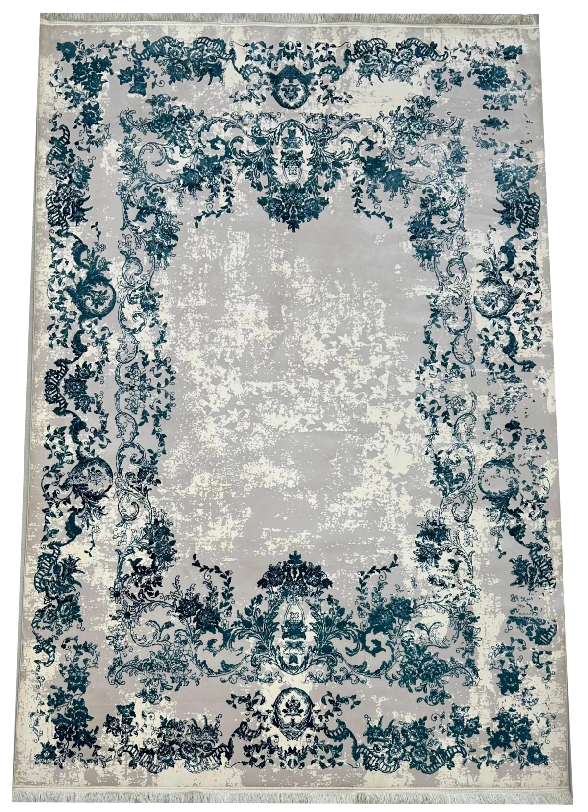 Classic Carpets GreyBlueWhite Rug