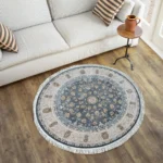 Darvish Carpet GreyBeige Circle Rug