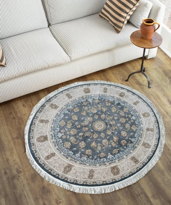 Darvish Carpet GreyBeige Circle Rug