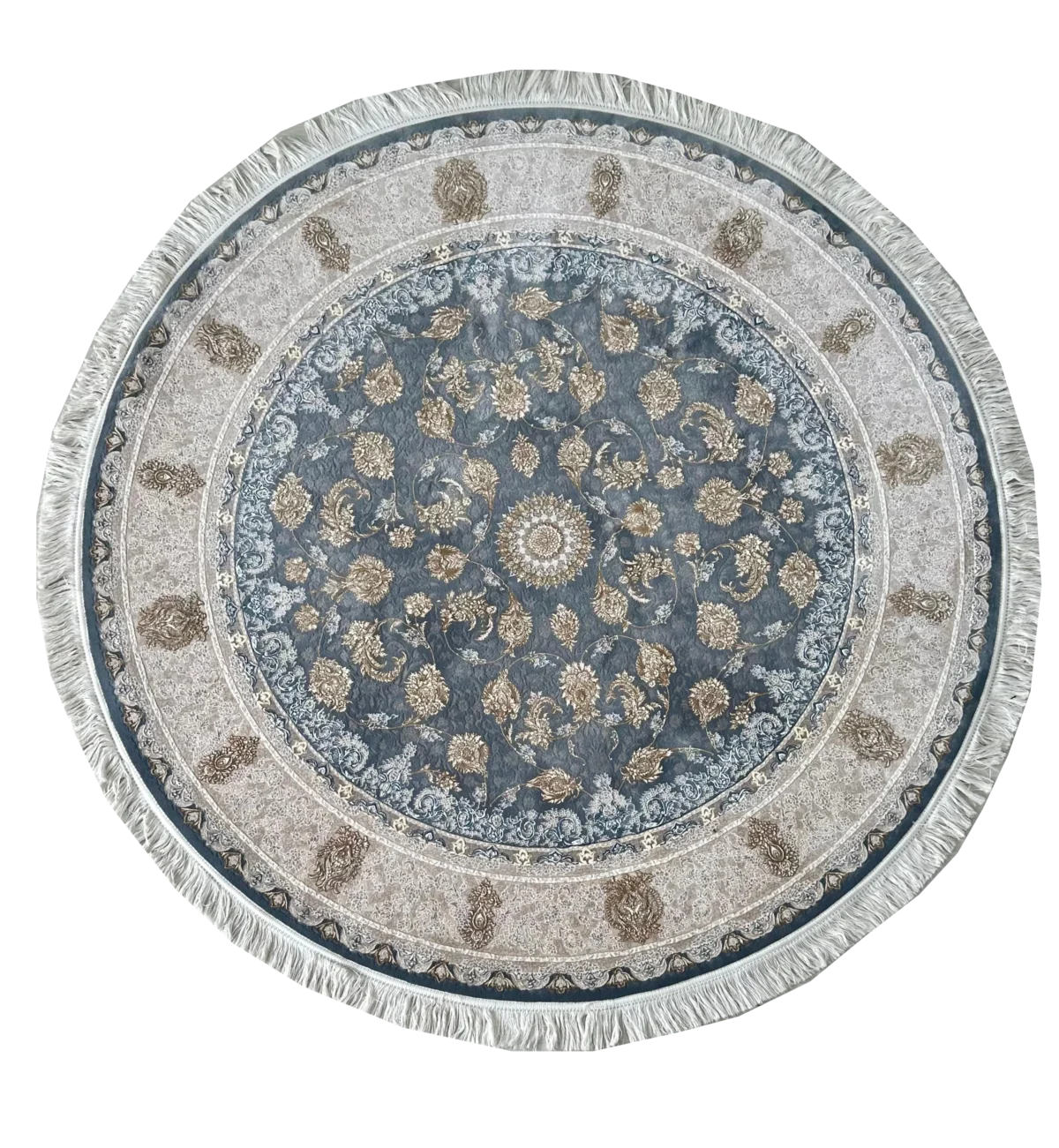 Darvish Carpet GreyBeige Circle Rug