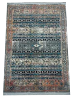 Farsh-e-Feroza DGreyRustBlue Rug