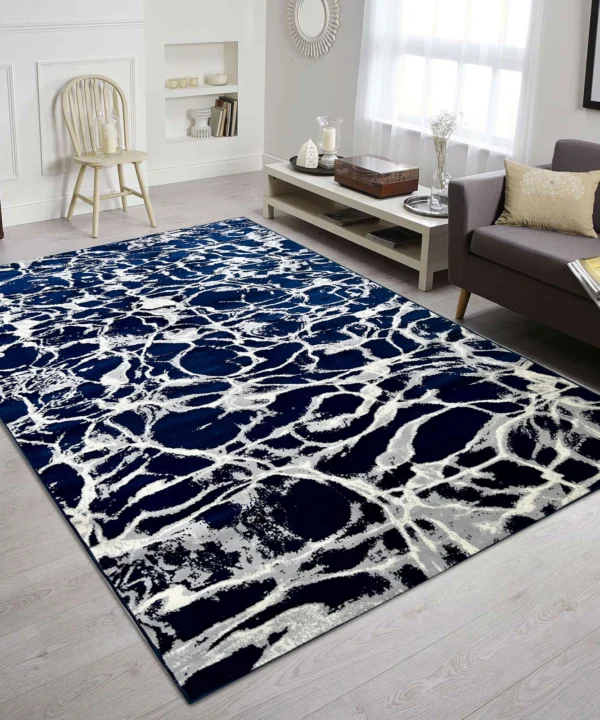 Ideal Eagle Silky NavyGrey Rug