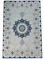 Kartal Carpets FARAZ Collection Blue Rug - Image 2
