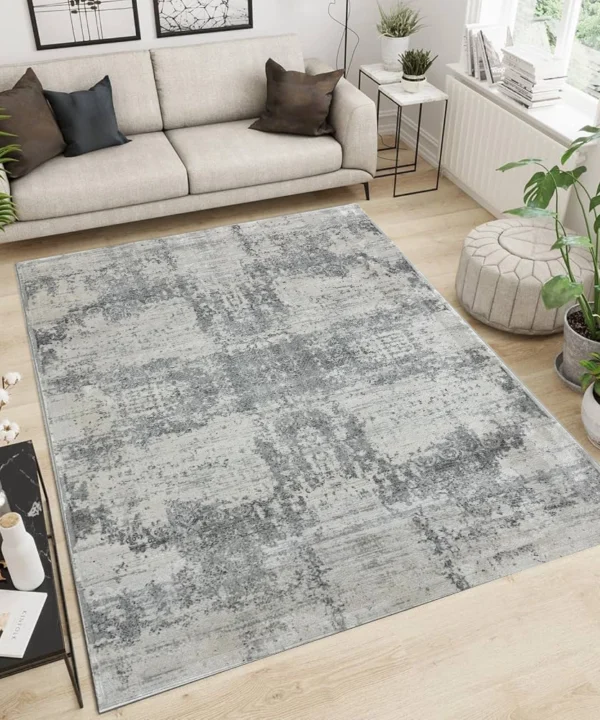 Kartal Carpets Shrink LightBeige LGreyOffWhite Rug