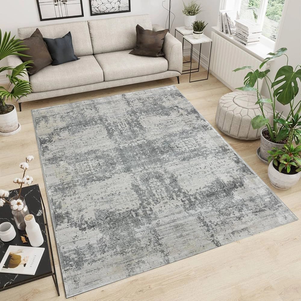 Kartal Carpets Shrink LightBeige LGreyOffWhite Rug