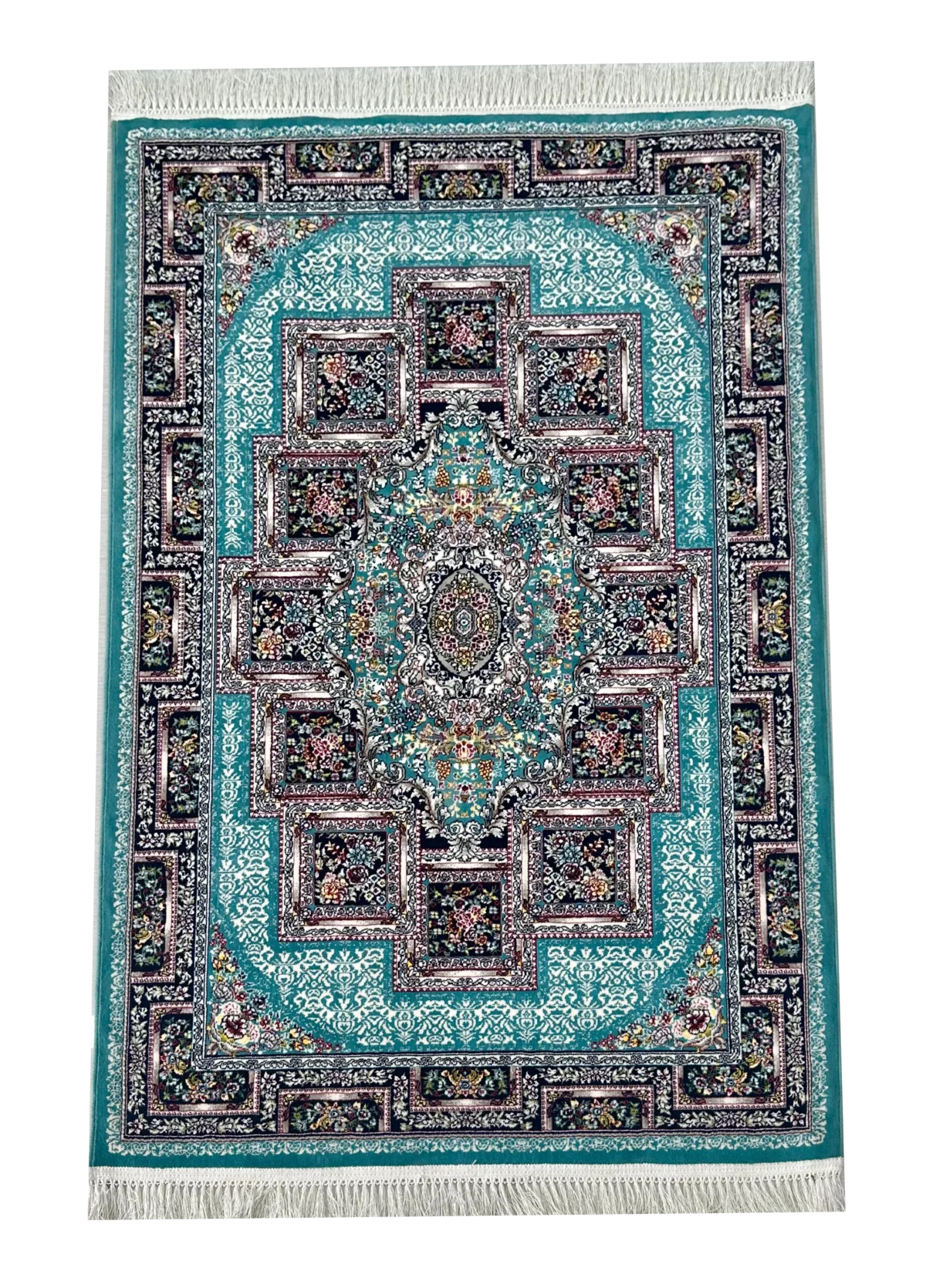Sarvestan FeroziBlue Design Rug
