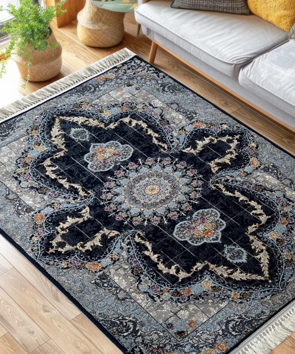Sarvestan NavyGrey Rug