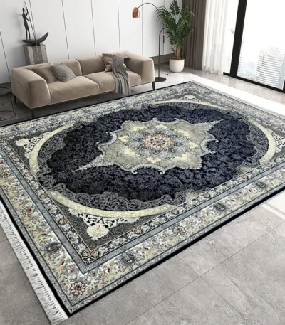 Yaldaye Kavir Navy Rug