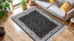 Yaldaye Kavir NavyWhite Rug