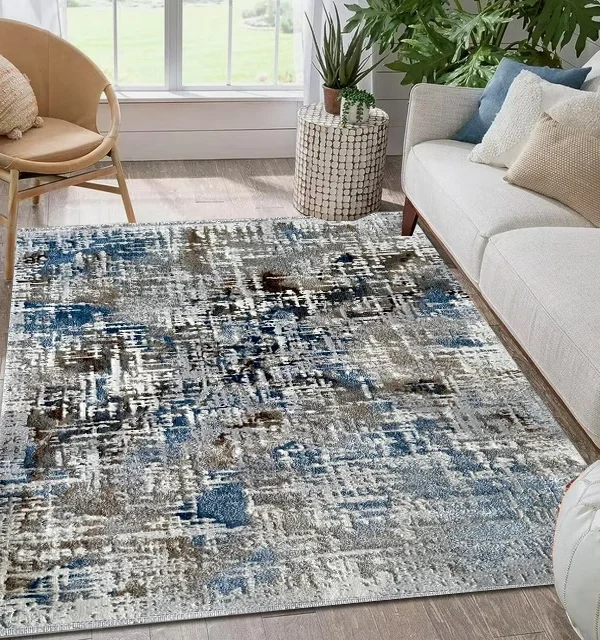 Alpine LBlueBeigeFdy Rug