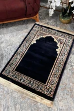 Garnet Janamaz Silky Premium Woven Prayer Mat Style 1