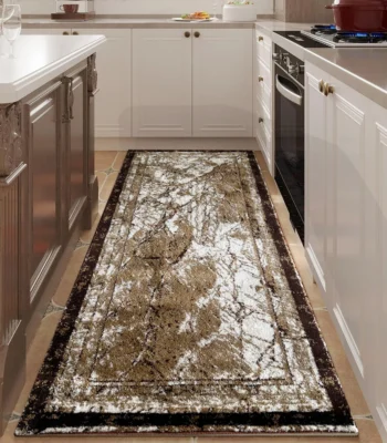 Ideal Eagle BeigeWhiteBrown Runner