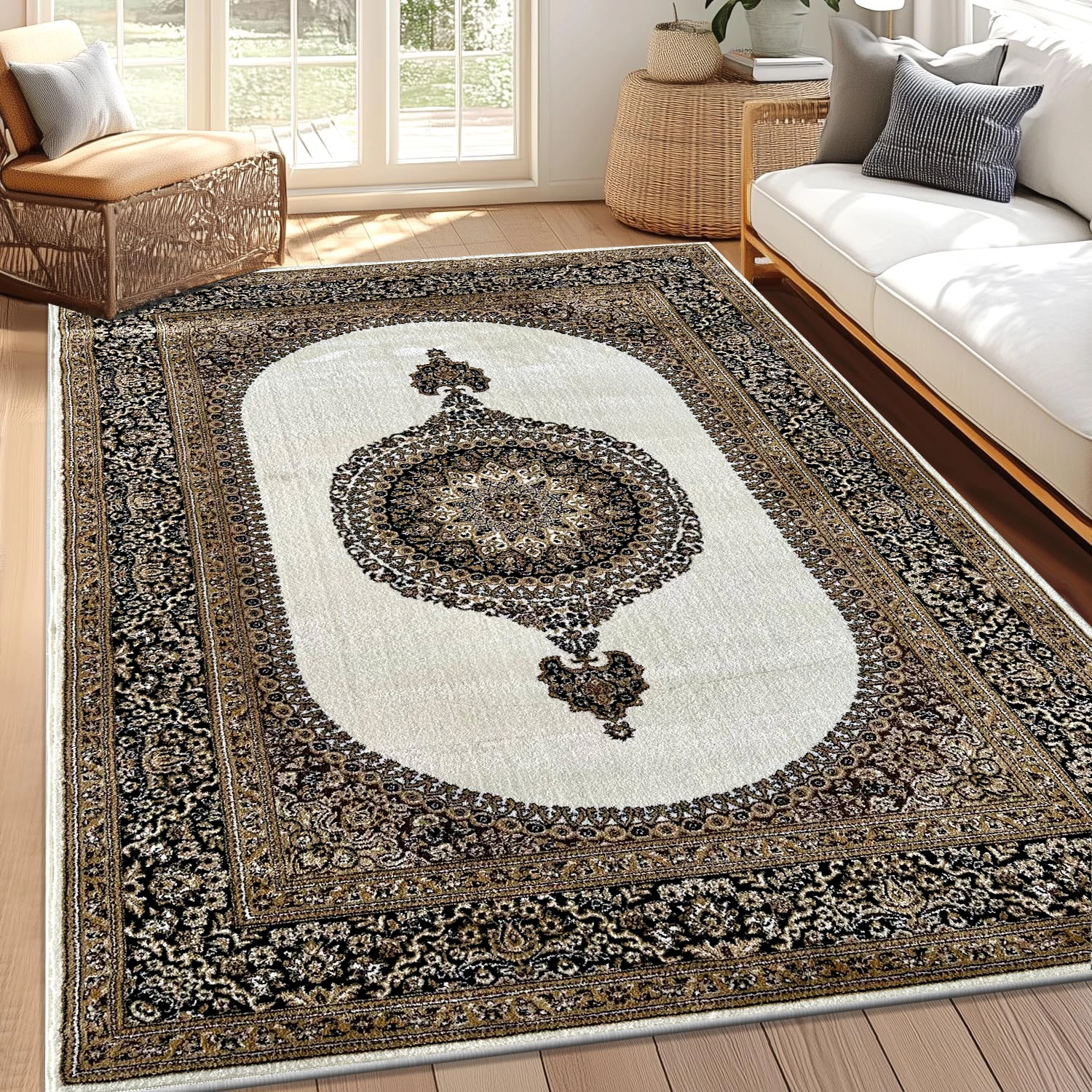 Ideal Eagle GoldBeige Rug