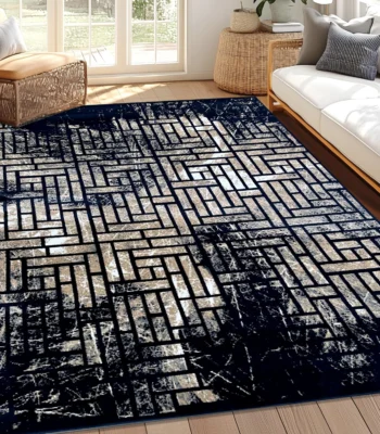 Ideal Eagle NavyBeige Rug