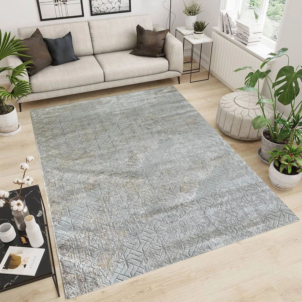 Kartal Carpets Cream Shrink LightBeige Rug