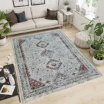Kartal Carpets Multi Ivory OffWhite Rug