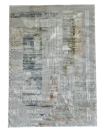 Kartal Carpets Shrink LightBeige GreyOliveRust Rug - Image 2