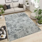 Kartal Carpets Shrink LightBeige GreyWhite Rug