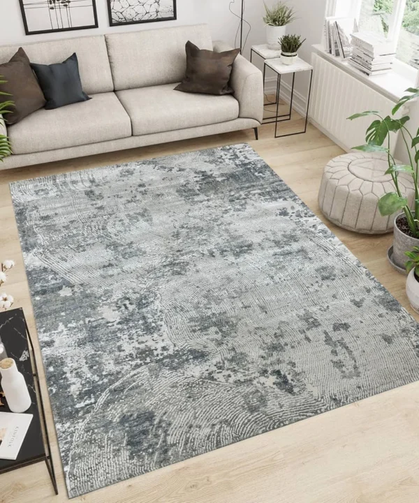 Kartal Carpets Shrink LightBeige GreyWhite Rug