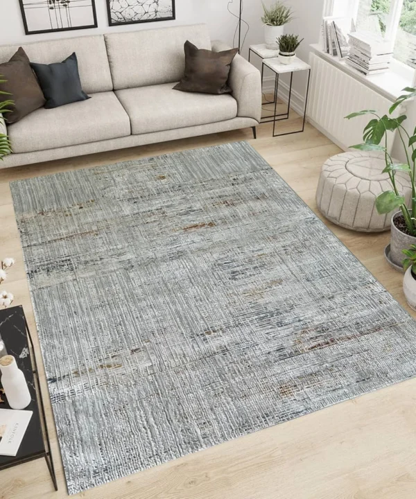 Kartal Carpets ShrinkLightBeige LGreyRust Rug