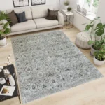 Kartal Carpets ShrinkLightBeige OliveRustGrey Rug