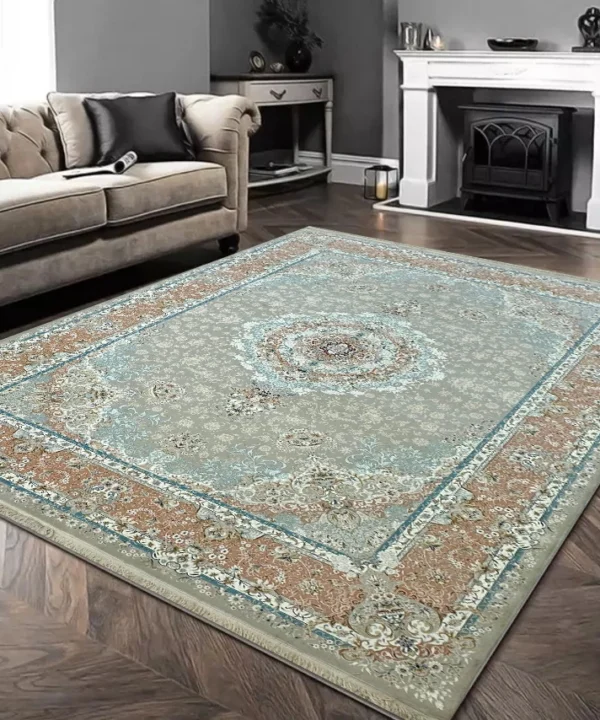 Khate Reh Kashan Carpets Grey Rug
