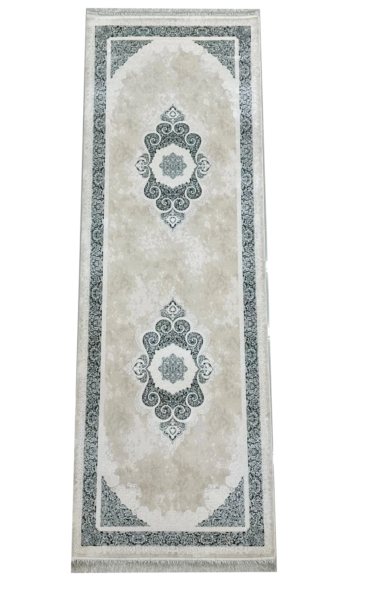 Pierre Cardin Woven Modern WhiteOlive Runner