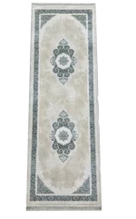 Pierre Cardin Woven Modern WhiteOlive Runner