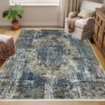Alpine BeigeLBlueFdy Rug