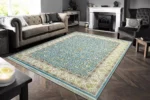 Hedayati Carpets Farsh-e-Irani SkyBlue Gold Rug