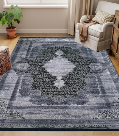 Jordan Rugs CharcoalGrey Rug