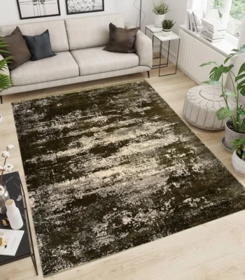 Pierre Cardin Woven Modern Olive Rug