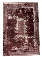 Pierre Cardin Woven Modern Plum Rug - Image 2