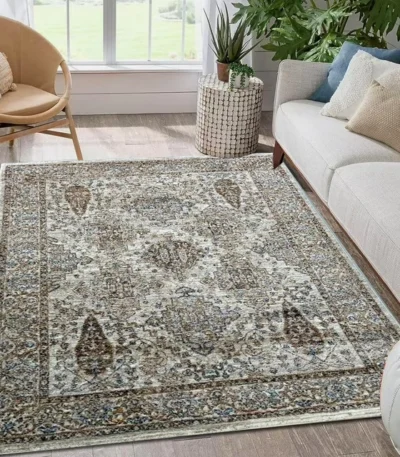 Sofia CreamBrown Rug