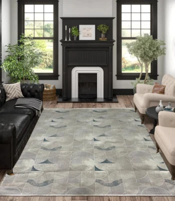 Athena LGreyBlue Rug