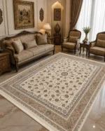 Baharestan Carpets White Rug