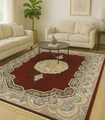 Behesht Maroon Rug