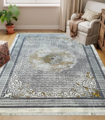 Classic Carpets WhiteGrey Rug