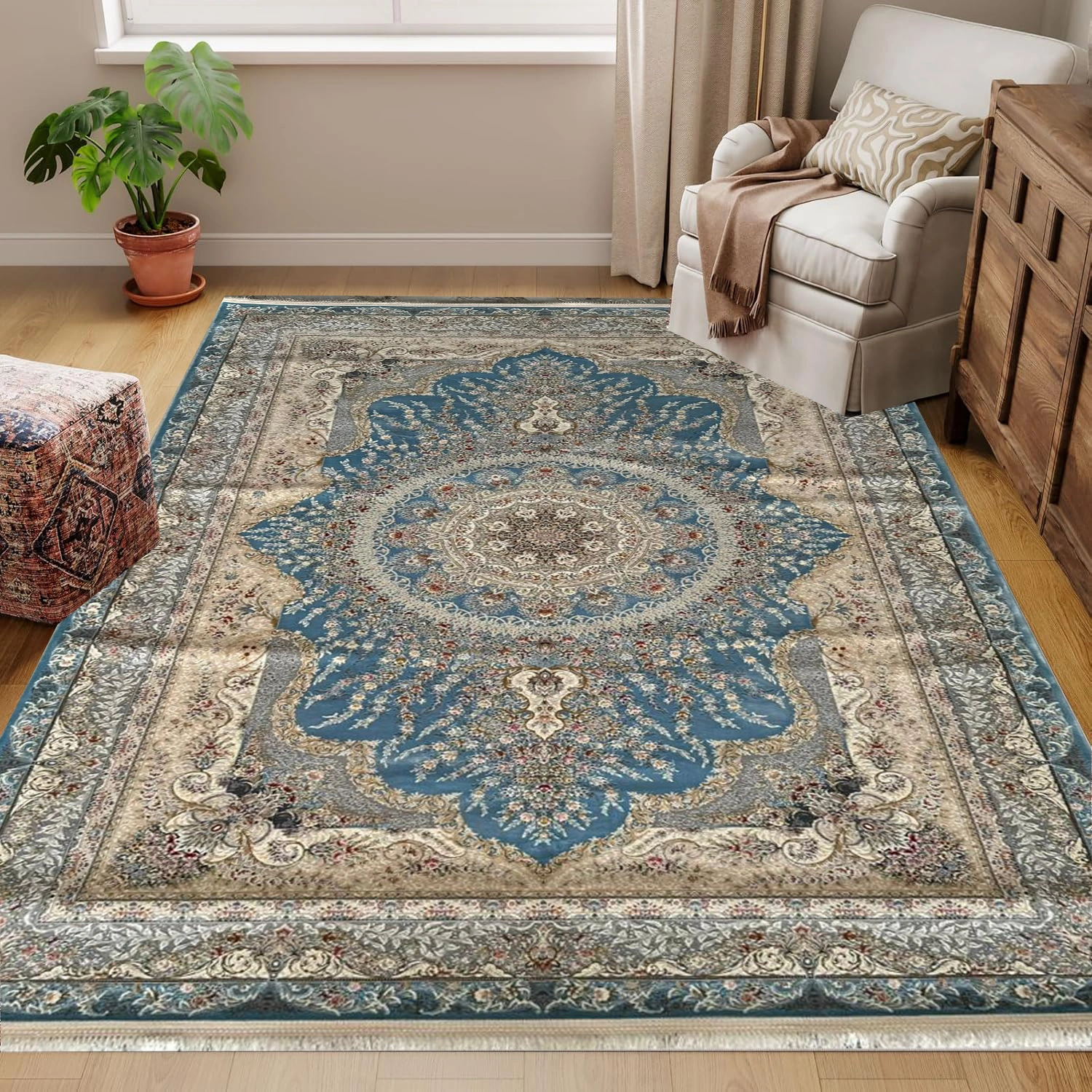 Dar Al Ain Furnishing SkyBlue Rug